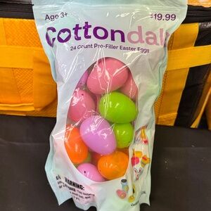 Cottondale 24 count pre-filled Easter eggs for ages 3 and up fidget bracelets